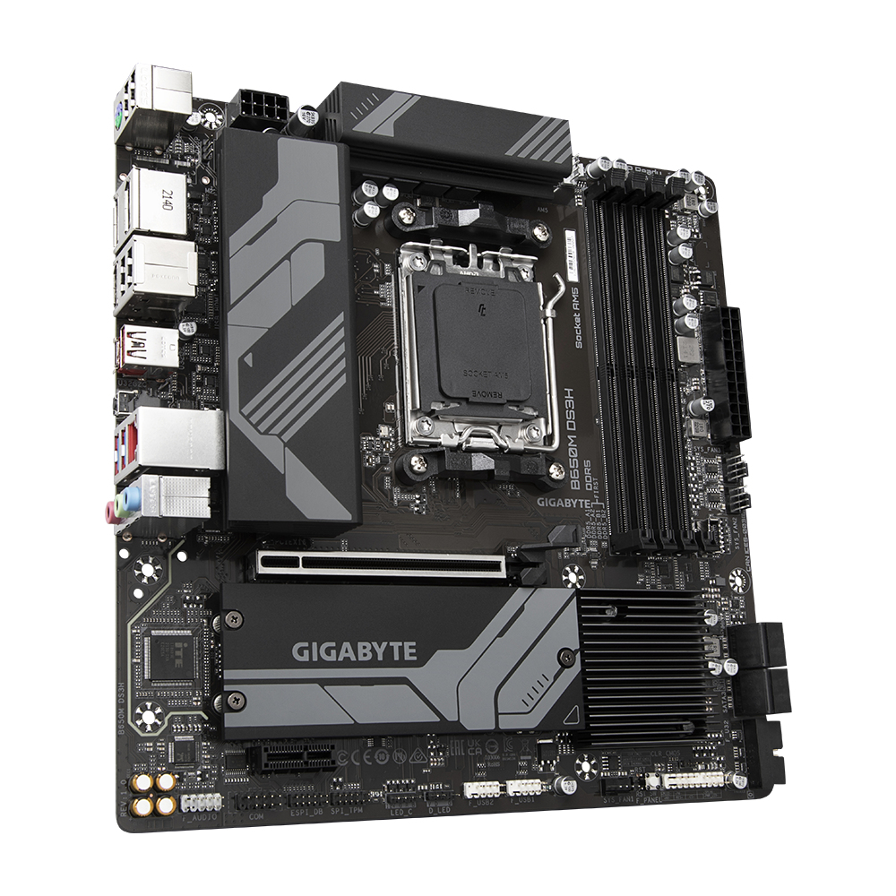 Bekijk afbeelding 4 van Gigabyte AM5 B650M DS3H - DDR5/2xM.2/DP/HDMI/µATX